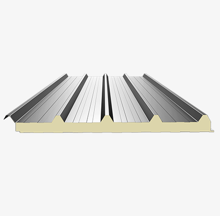 5 Ribs PUR - PIR Roof Panel | POLMEK Group